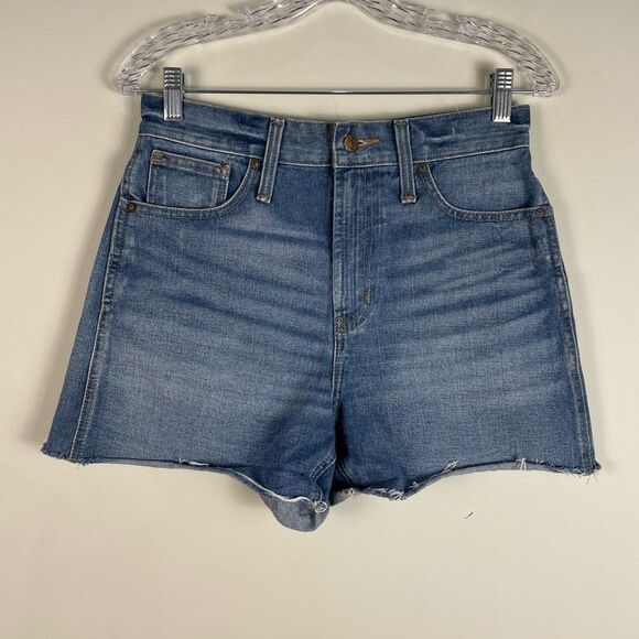 Madewell The Perfect Jean Short Medium Wash 100% Cotton in Ullman Wash Size 26 - Picture 1 of 12